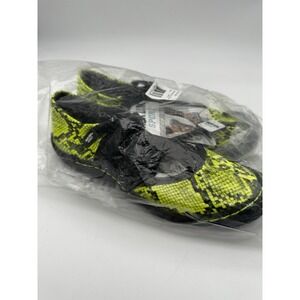 Muk Luk Sport Women's Size  9 Lime Green Black Snake Print Sports  Shoes NEW